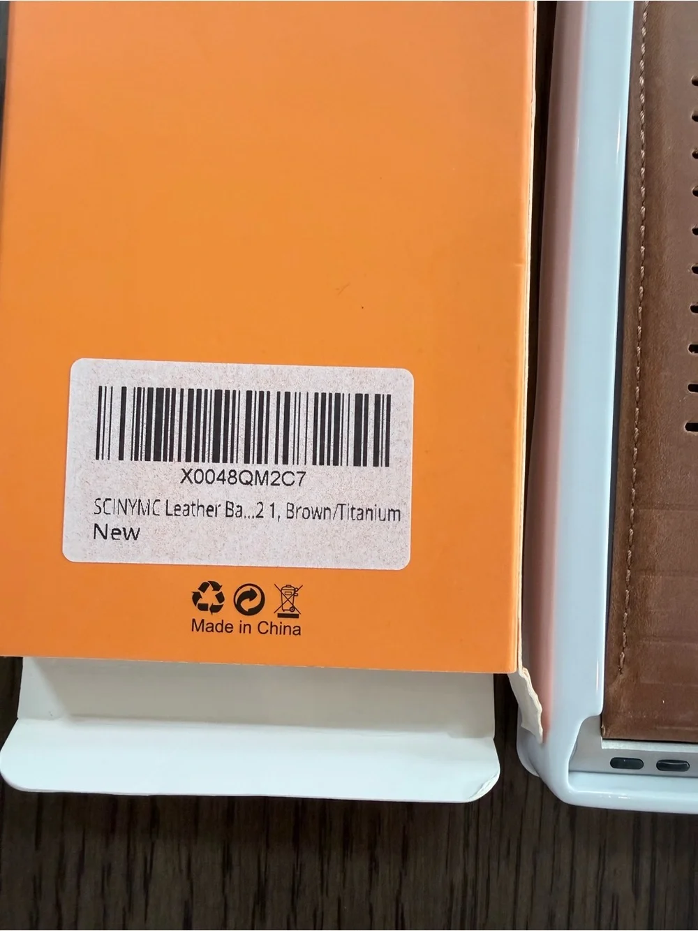 Leather Watch Band Strap for Apple Smartwatch - Brown